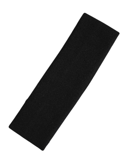 Bonnet bandeau en cachemire noir Dolce & Gabbana pour femme