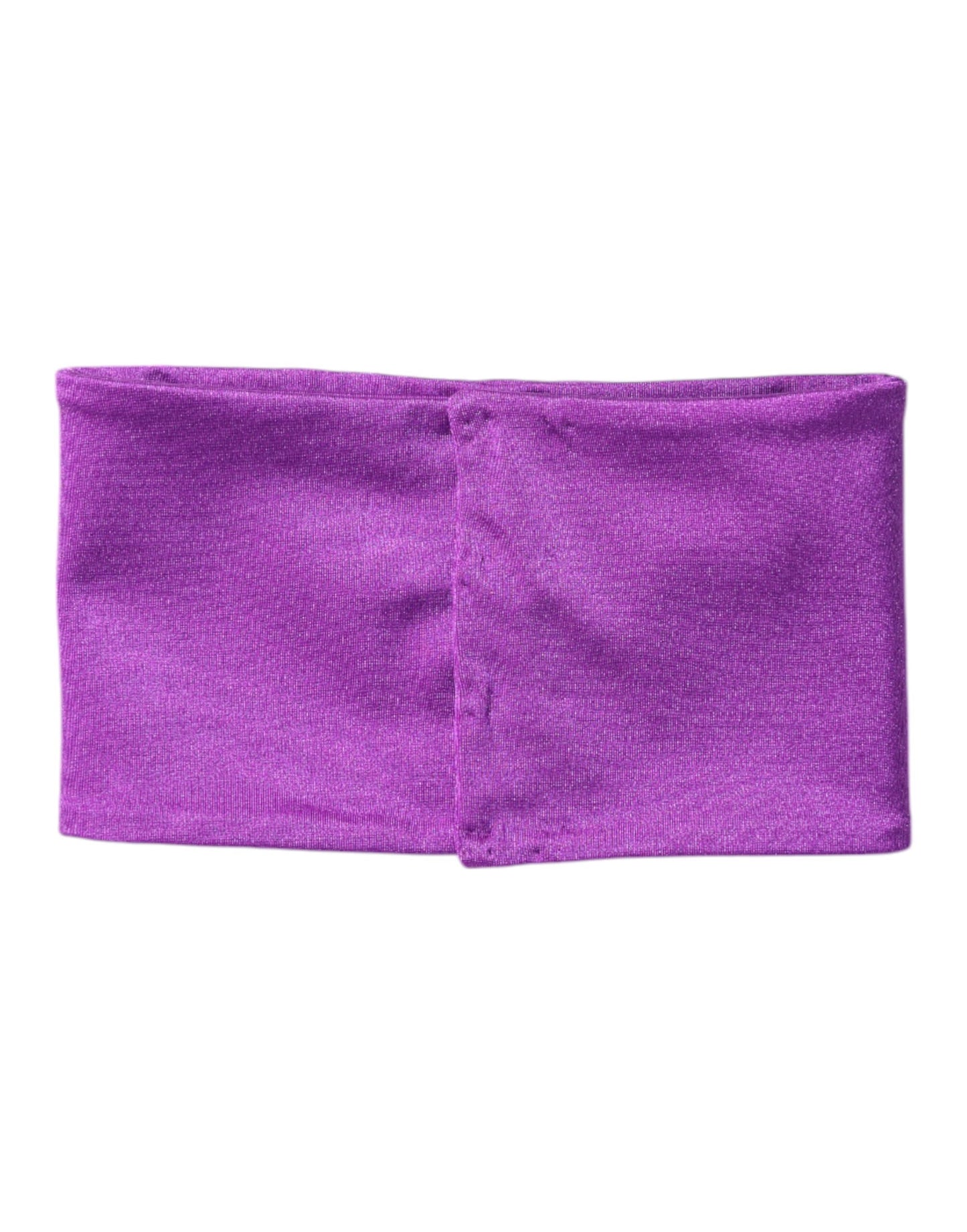 Foulard tour de cou Dolce & Gabbana en nylon extensible violet pour femme
