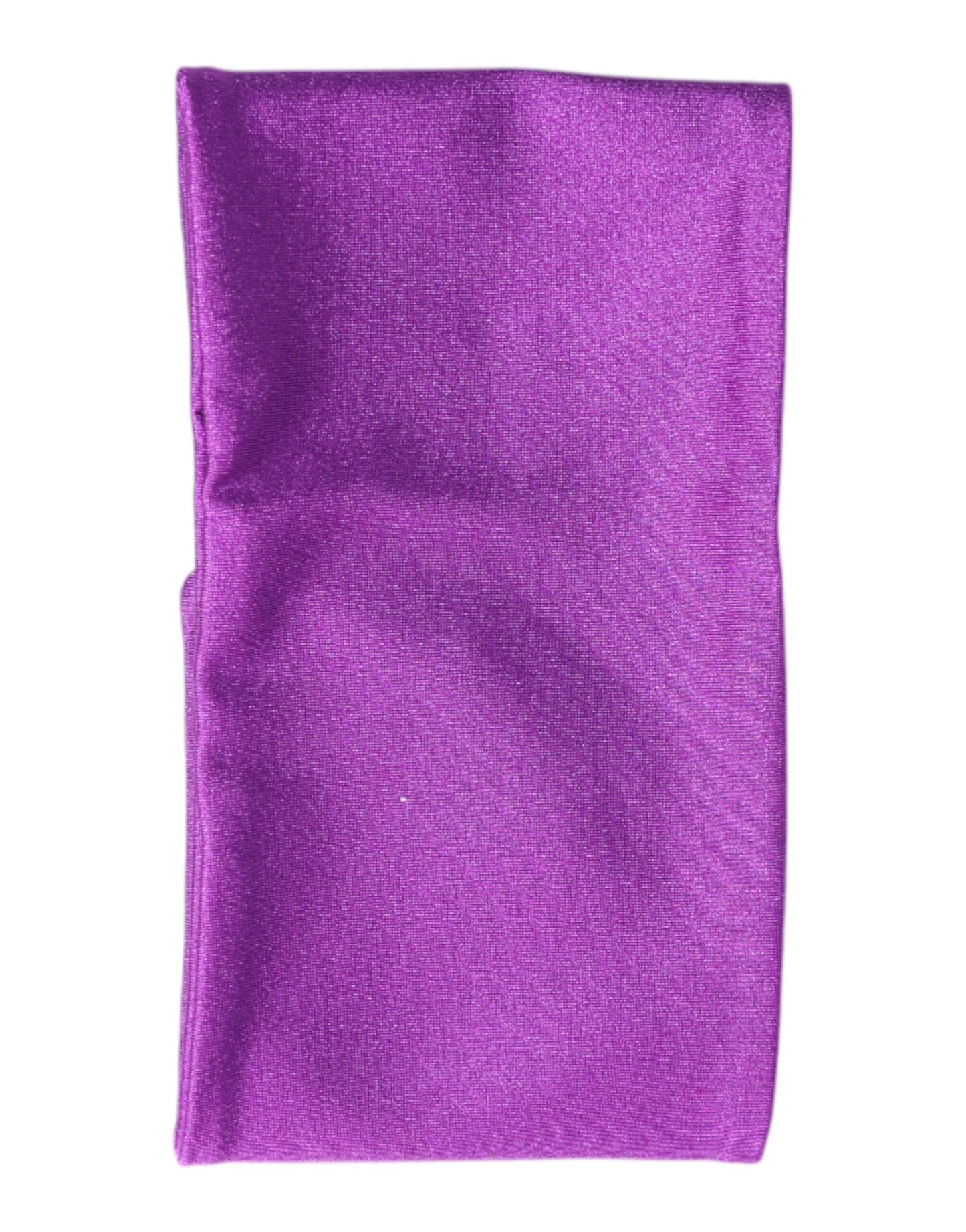 Foulard tour de cou Dolce & Gabbana en nylon extensible violet pour femme