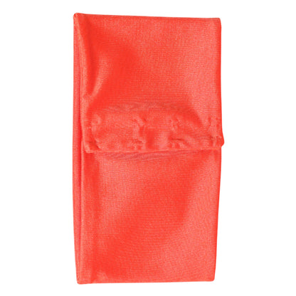 Dolce & Gabbana Oranje Nylon Stretch Dames Nekwarmer Sjaal