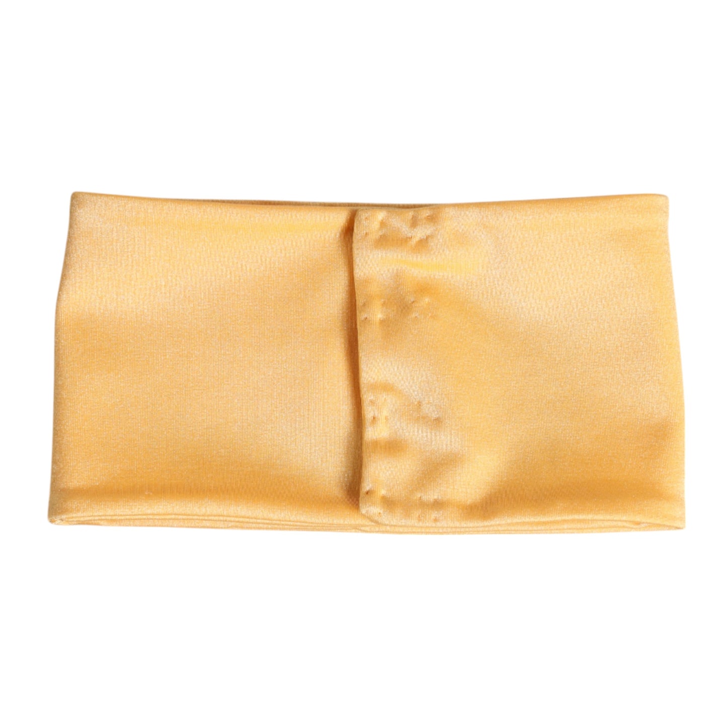 Dolce & Gabbana Gele Nylon Stretch Dames Nekwarmer Sjaal