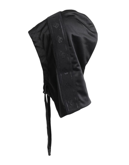 Dolce & Gabbana Zwarte Polyester Hoofddoek Hoed