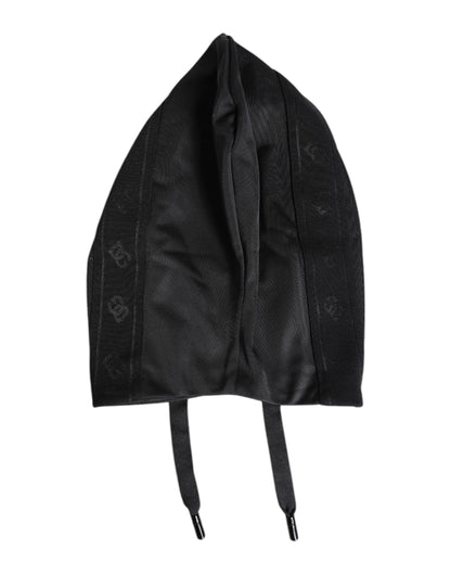 Dolce & Gabbana Zwarte Polyester Hoofddoek Hoed