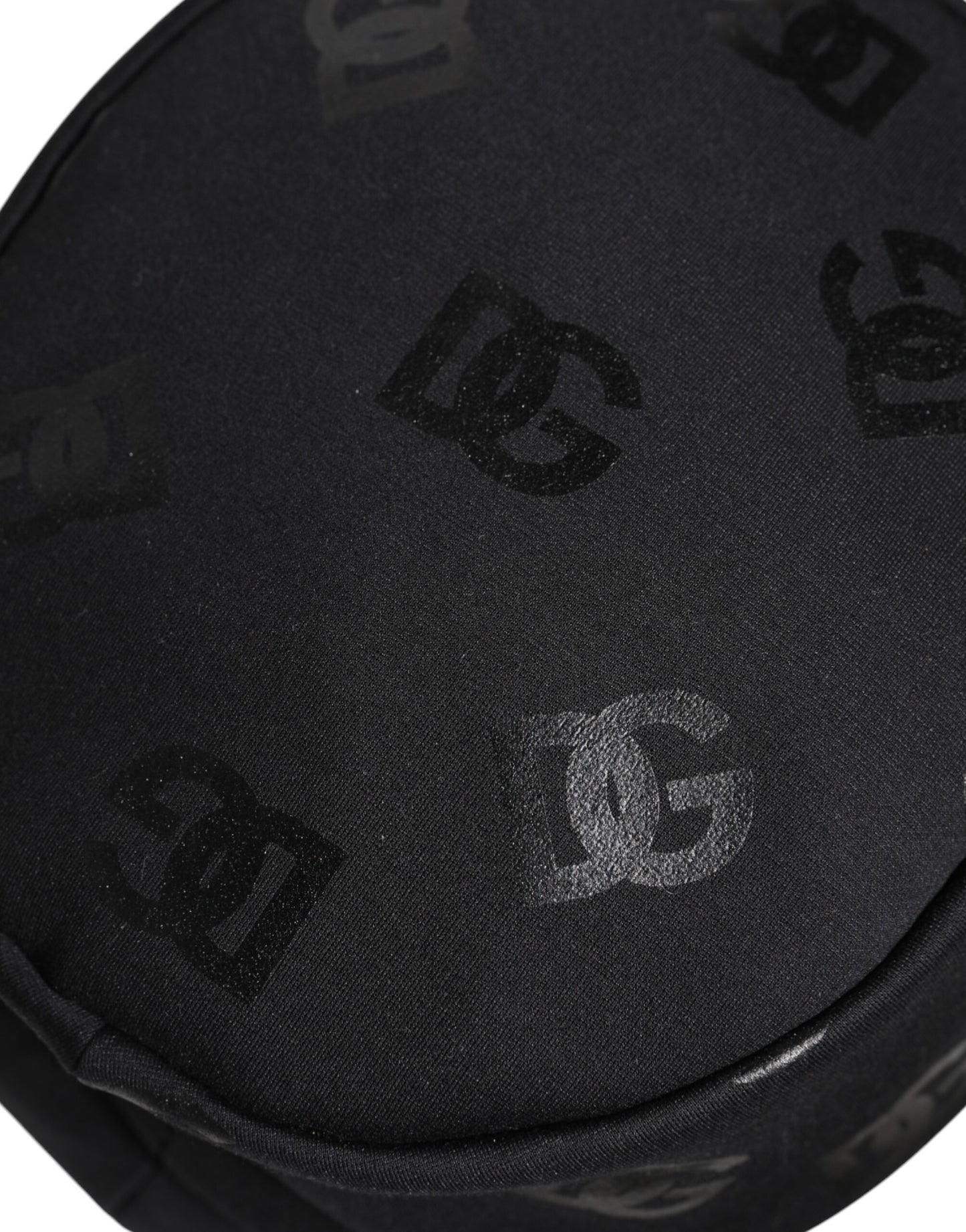 Dolce & Gabbana Zwarte DG Monogram Polyester Jacquard Bucket Hat