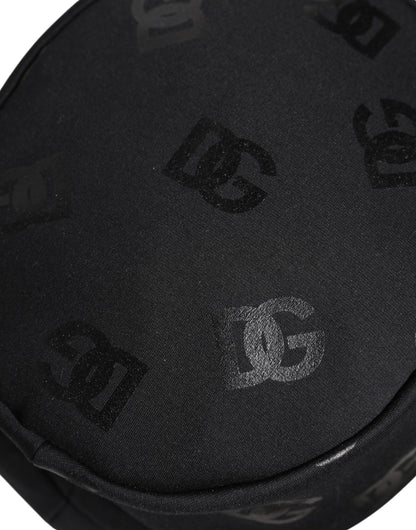 Dolce & Gabbana Zwarte DG Monogram Polyester Jacquard Bucket Hat