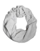 Dolce & Gabbana White Polka Dots Wrap Shawl Scarf