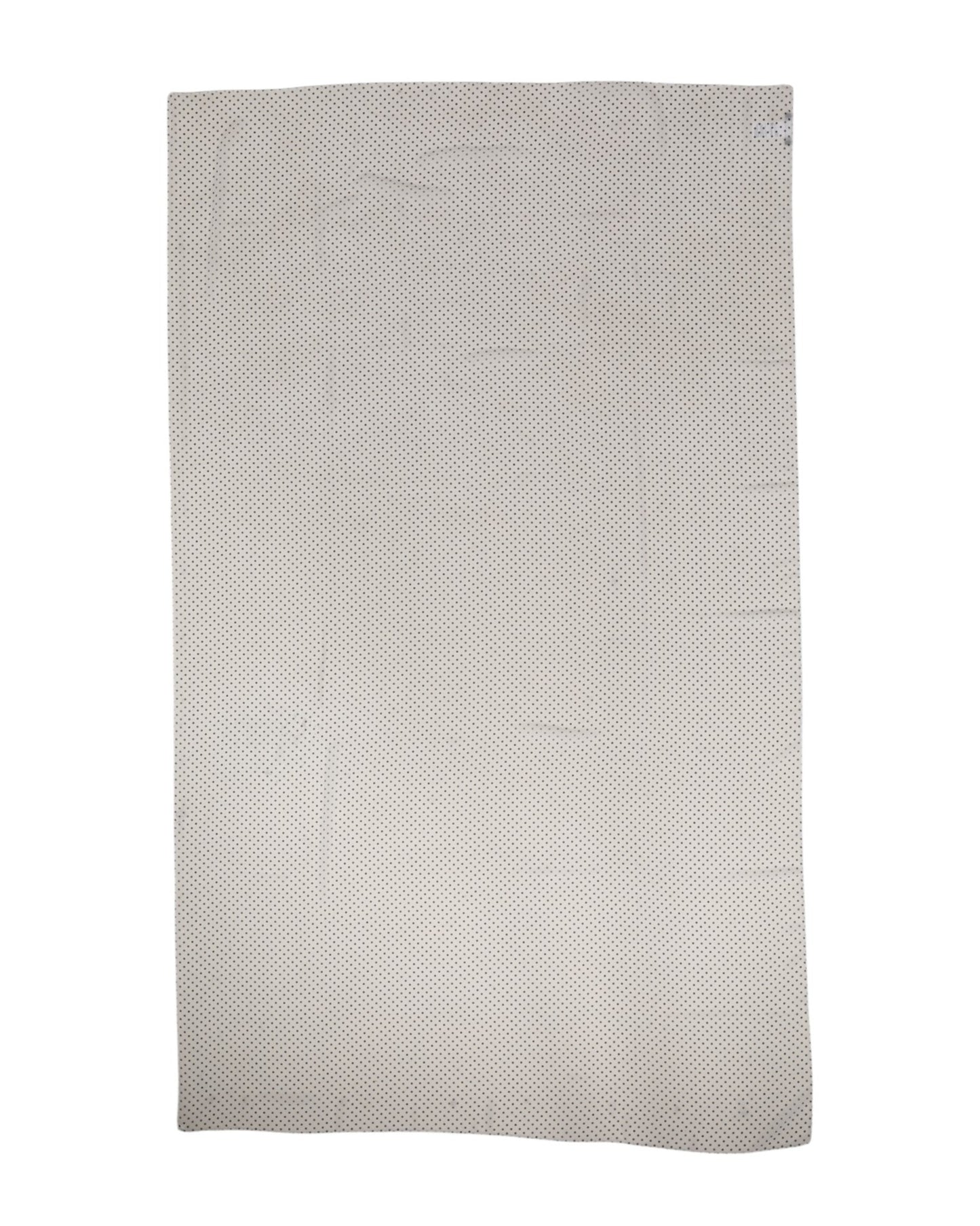 Dolce & Gabbana Witte Polka Dots Polyester Wikkel Sjaal