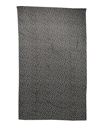 Dolce & Gabbana Zwarte Polka Dots Polyester Wikkel Sjaal