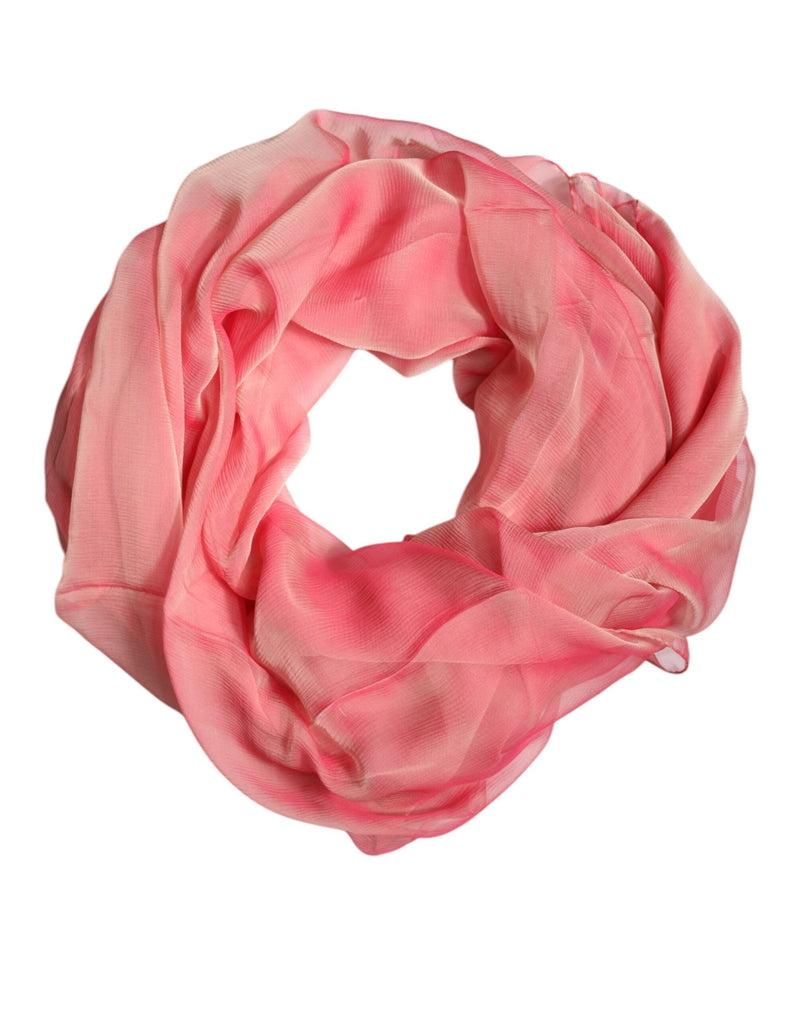 Dolce & Gabbana Écharpe Wrap Femme en Soie Rose