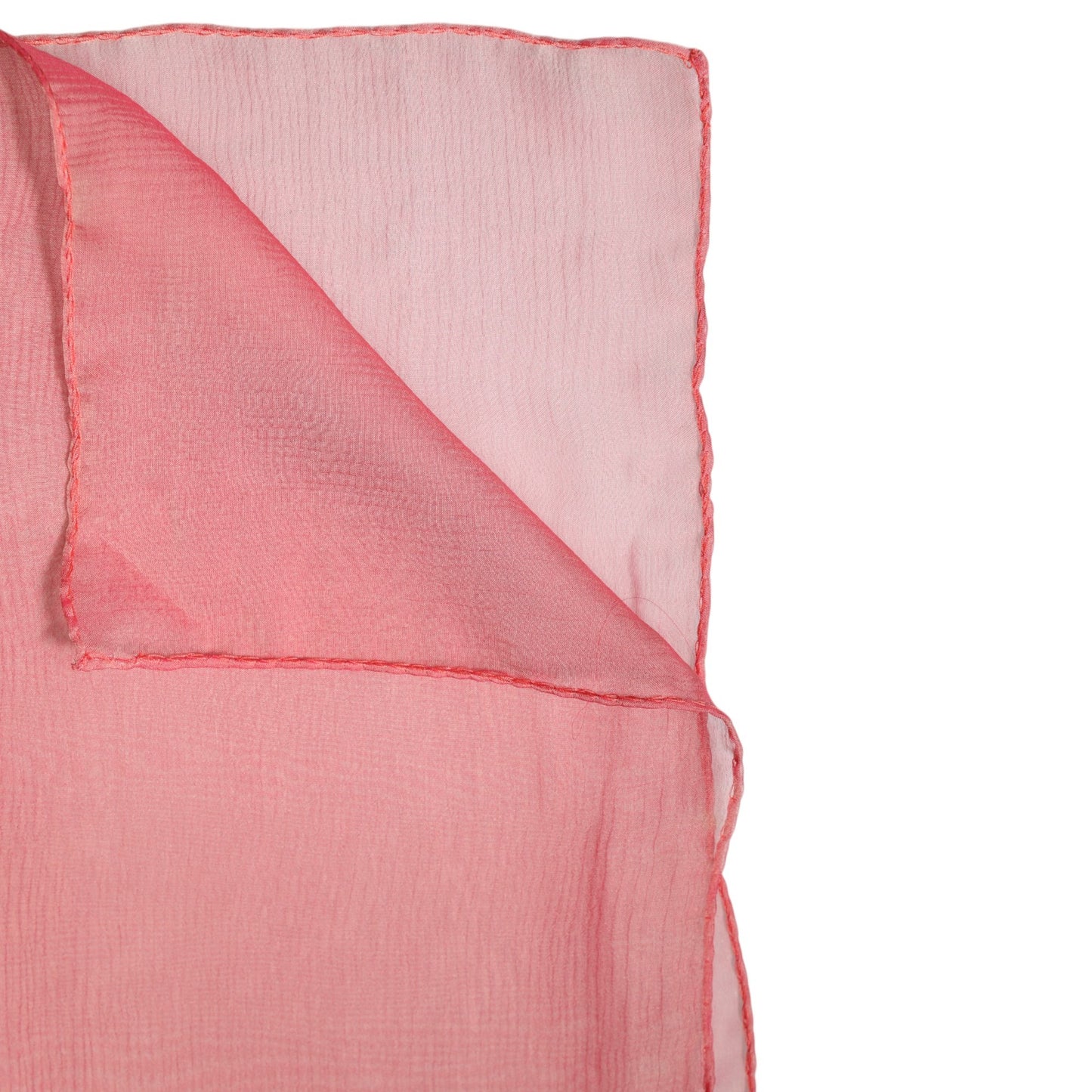 Foulard châle rectangulaire en soie rose Dolce & Gabbana pour femme