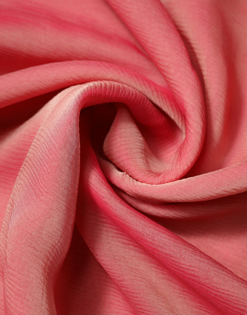 Dolce & Gabbana Écharpe Wrap Femme en Soie Rose