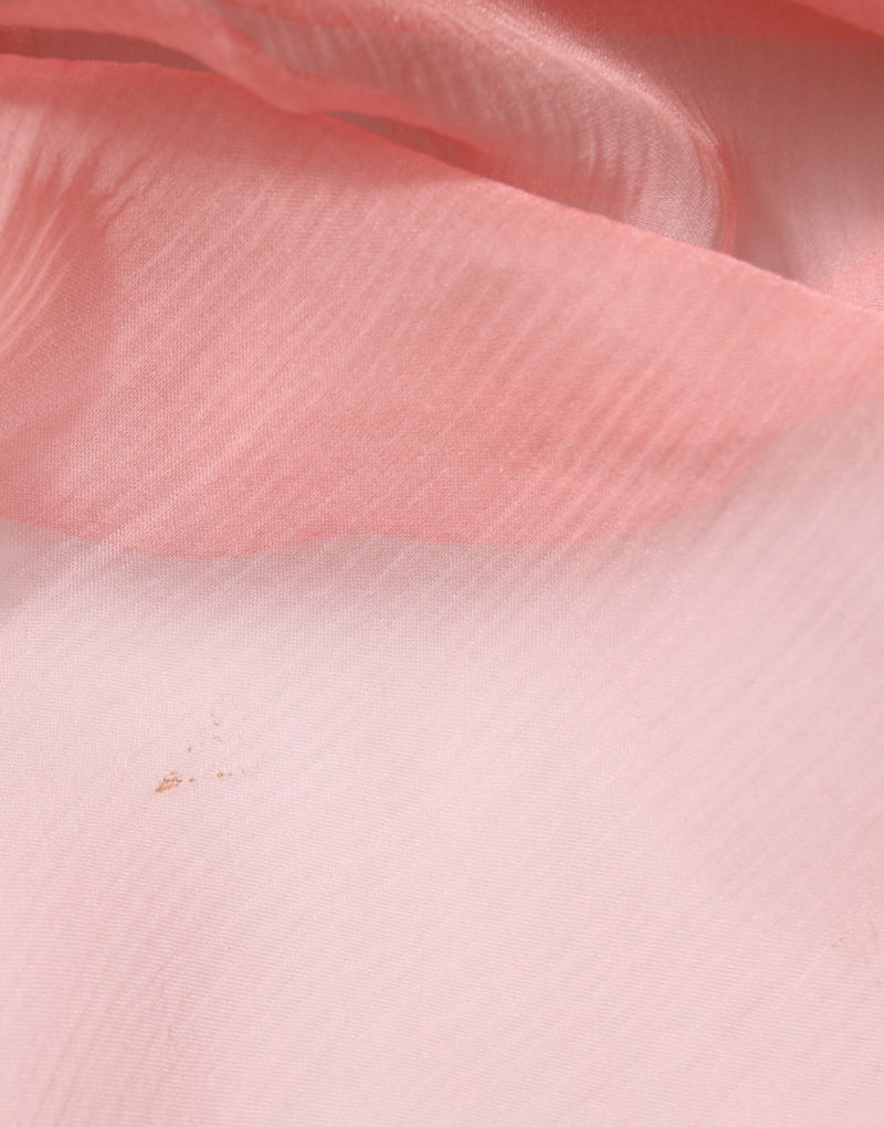 Dolce & Gabbana Écharpe Wrap en Soie Rose pour Femme