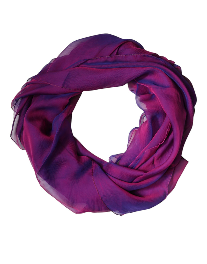 Dolce & Gabbana Écharpe Wrap en Soie Violet