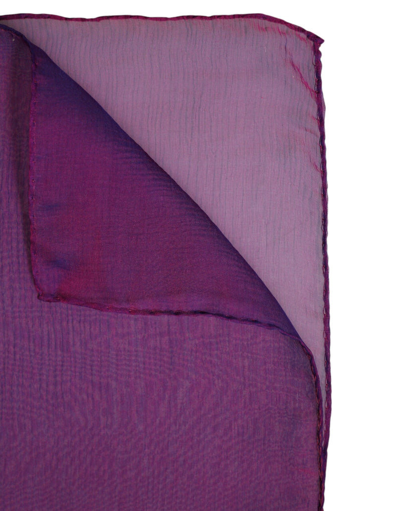 Dolce & Gabbana Écharpe Wrap en Soie Violet