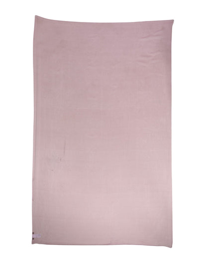 Foulard châle rectangulaire en soie rose Dolce & Gabbana pour femme