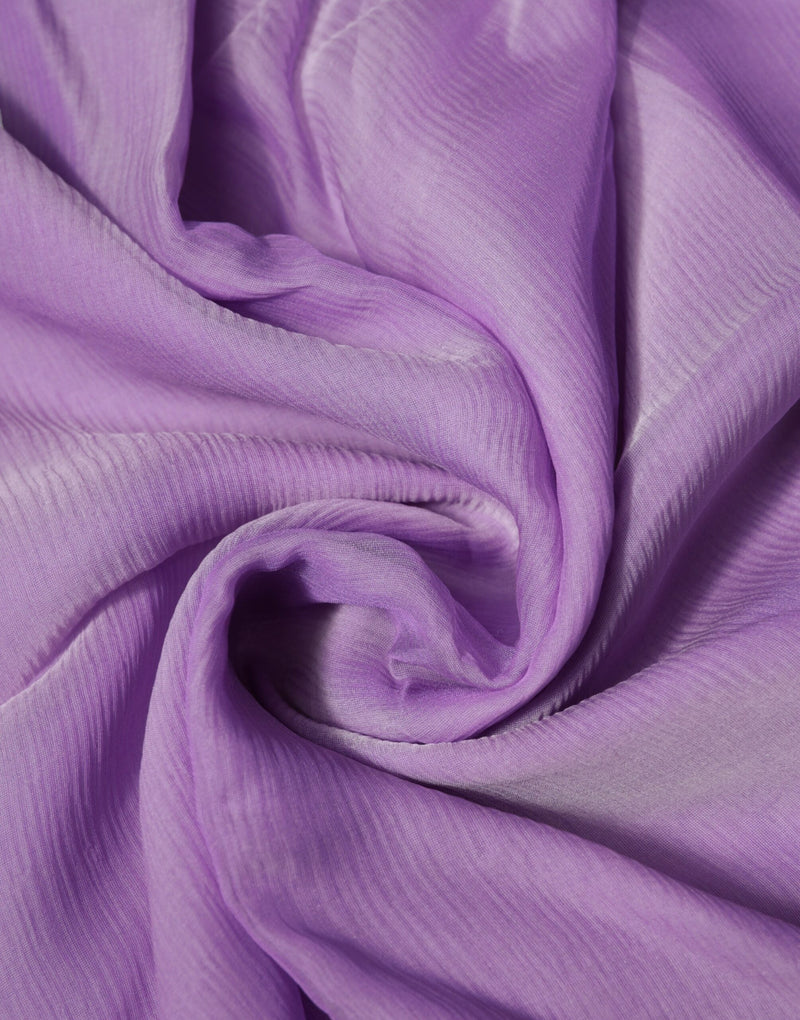 Dolce & Gabbana Écharpe Rectangulaire en Soie Violet