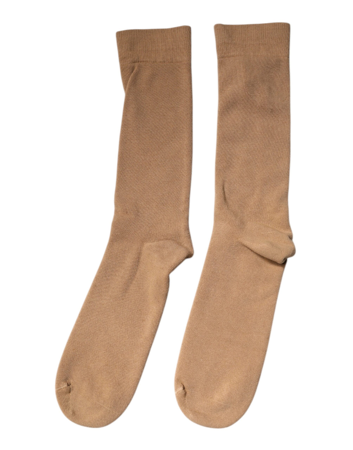 Dolce & Gabbana Chaussettes Mi-Mollet en Coton Marron pour Hommes