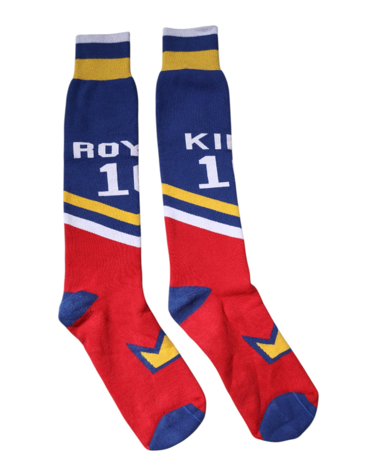Dolce & Gabbana Chaussettes Multicolores Imprimées au-dessus du Mollet