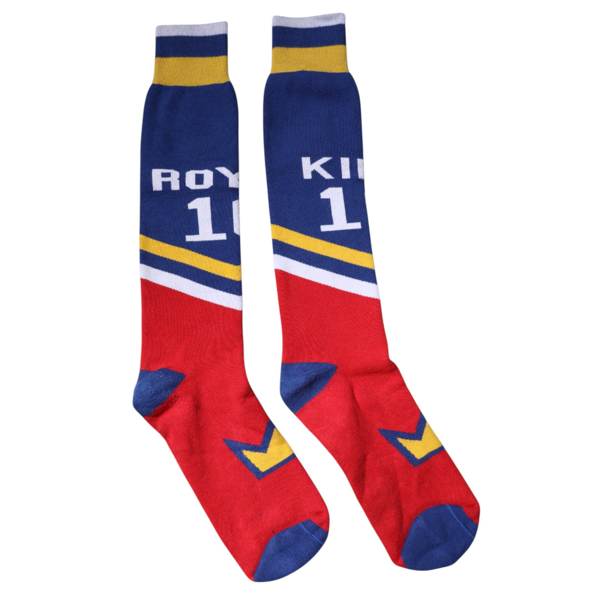 Dolce & Gabbana Chaussettes Multicolores Imprimées au-dessus du Mollet