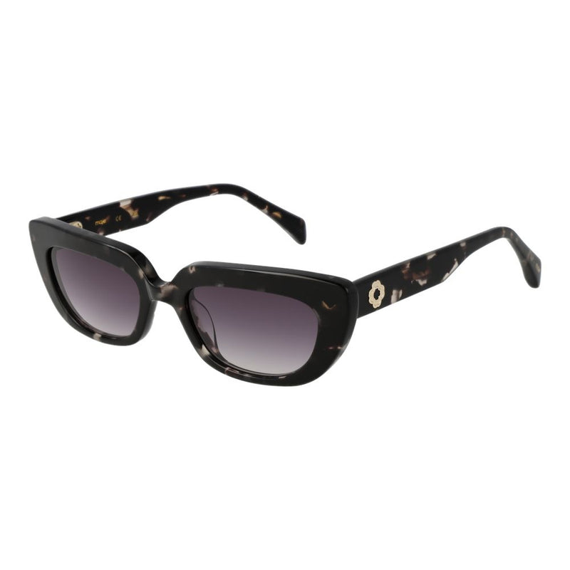 Maje Black Cat Eye Sunglasses - Stylish UV Protection for Women