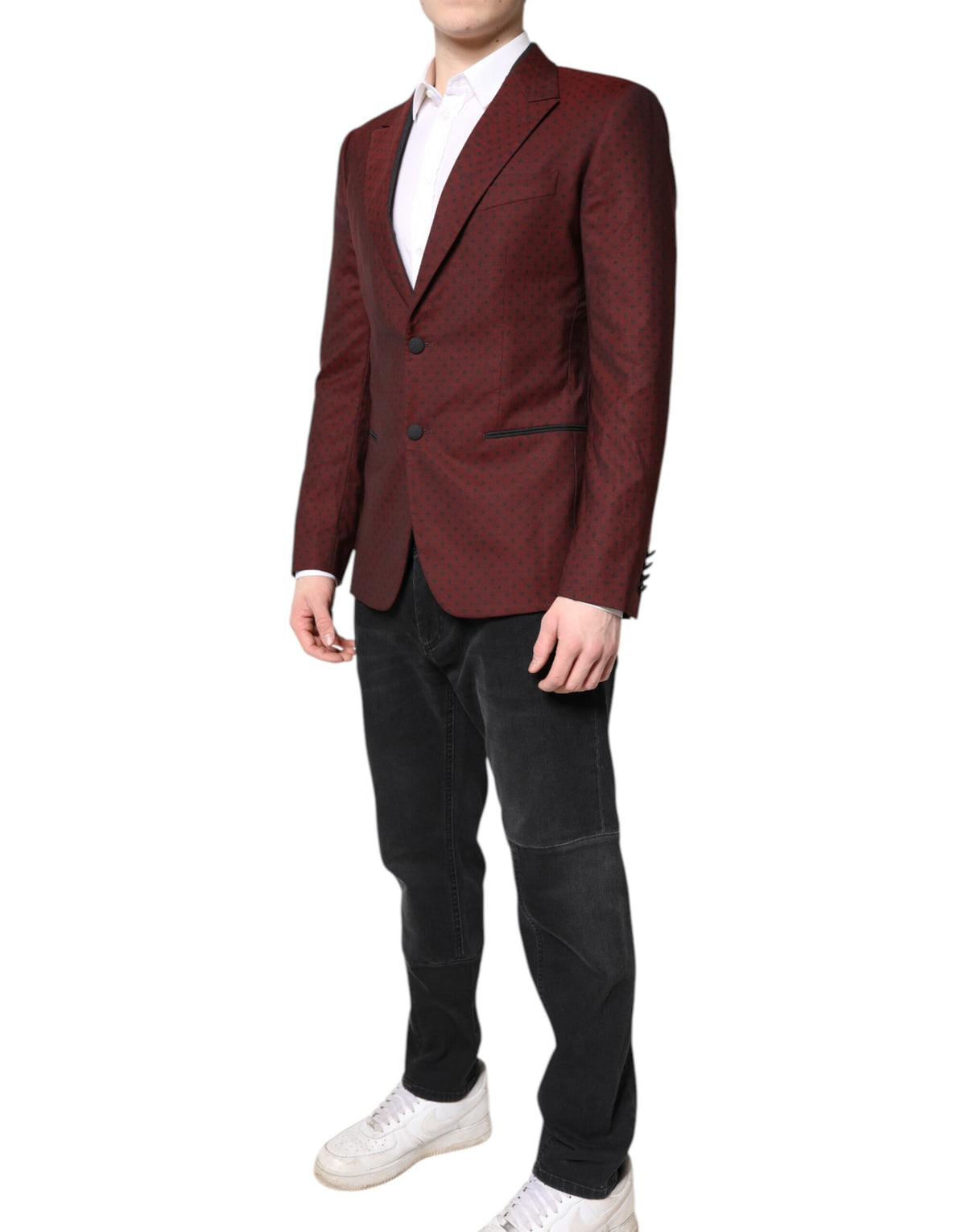 Dolce &amp; Gabbana Veste, Blazer et Manteau pour Homme, en Laine, Coupe Slim, Couleur Marron Foncé