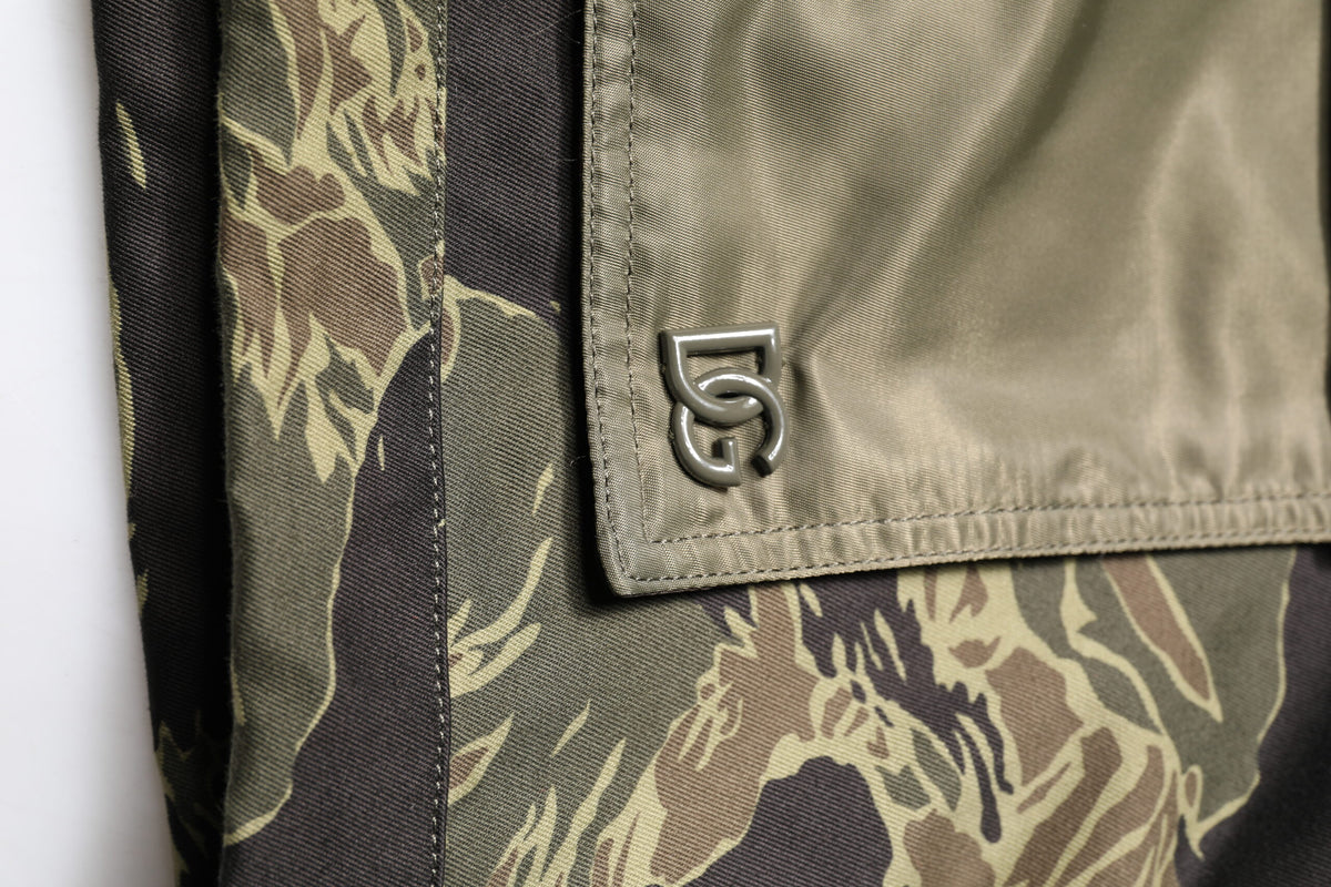 Bomber en coton multicolore à motif camouflage de Dolce & Gabbana