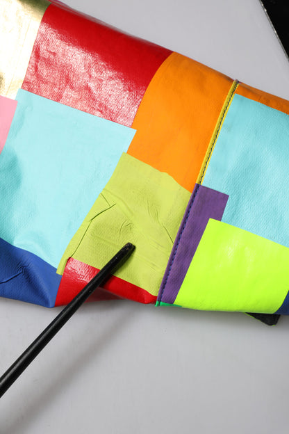 Dolce & Gabbana Multicolor Cotton Full Zip Men Biker Jacket