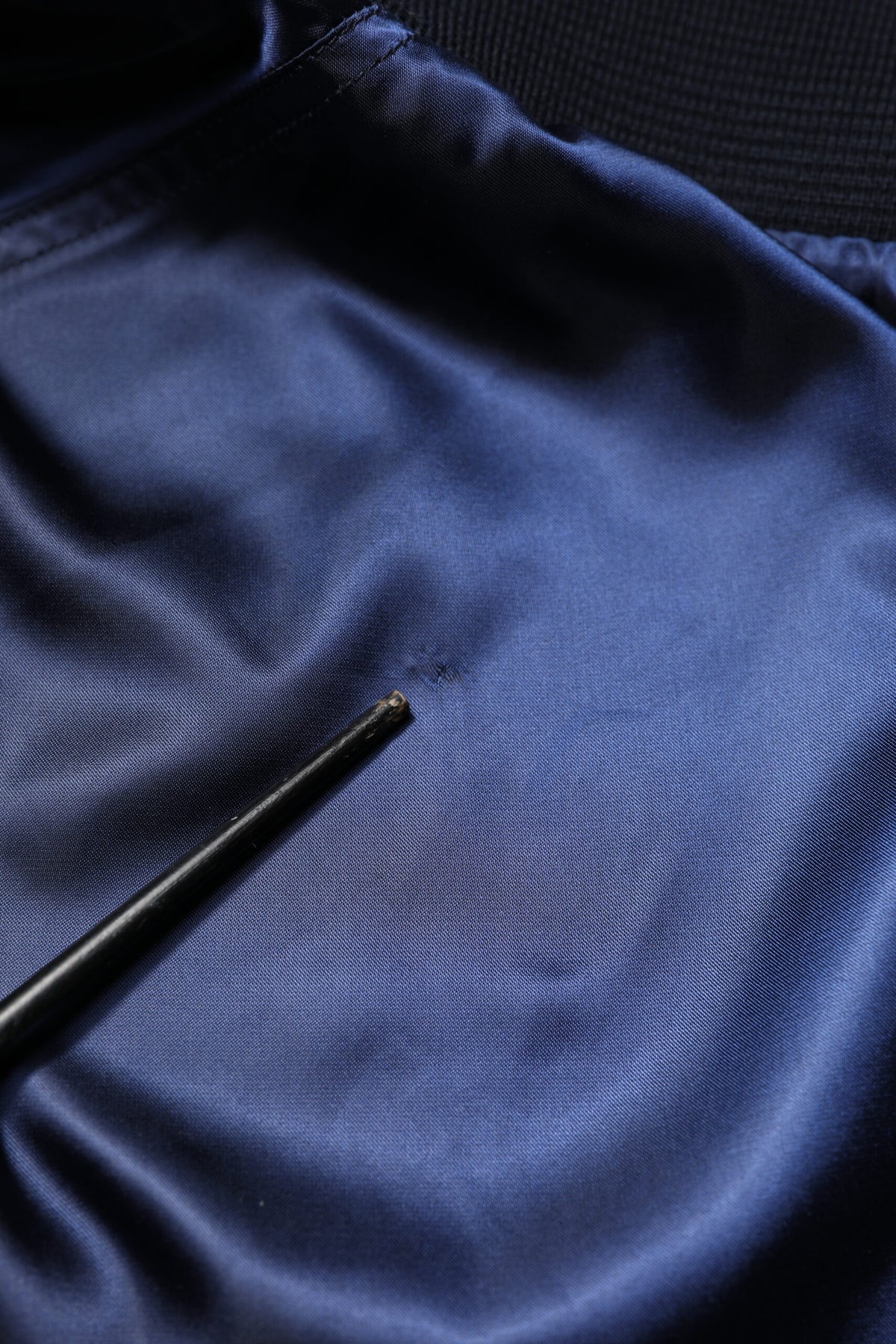 Veste bomber zippée à capuche DG Crown en nylon bleu de Dolce & Gabbana