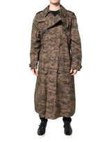 Dolce & Gabbana Veste-manteau à double boutonnage multicolore camouflage