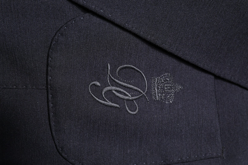 Dolce &amp; Gabbana, veste de costume noire en laine, à simple boutonnage.