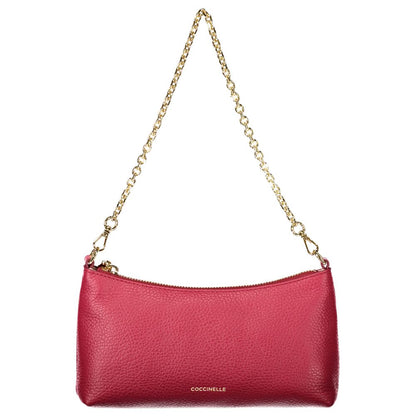 Sac à main Coccinelle en cuir rouge pour femme