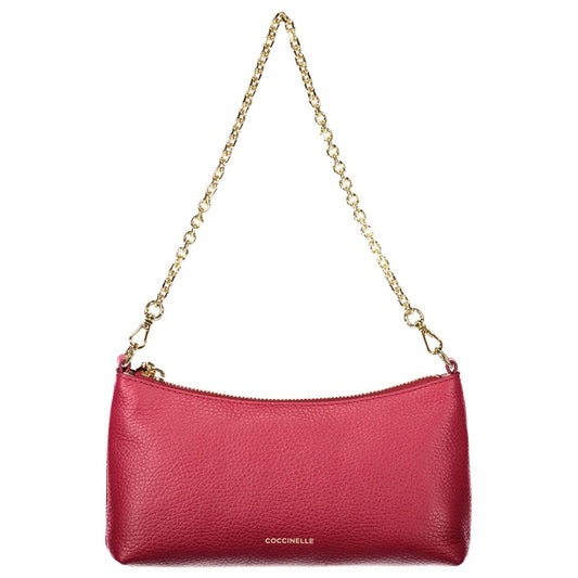 Sac à main Coccinelle en cuir rouge pour femme