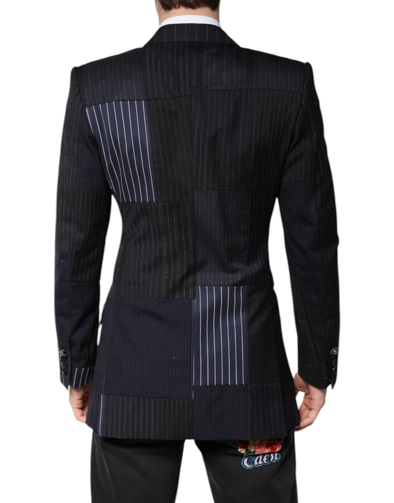 Dolce &amp; Gabbana Veste, Costume, Blazer en patchwork multicolore