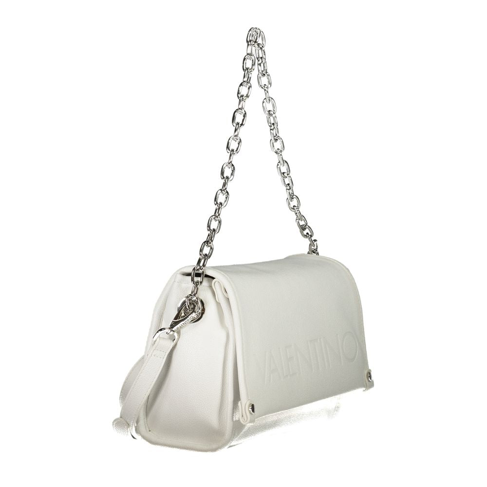 Mario Valentino White Polyethylene Handbag - Elegant & Eco-Friendly