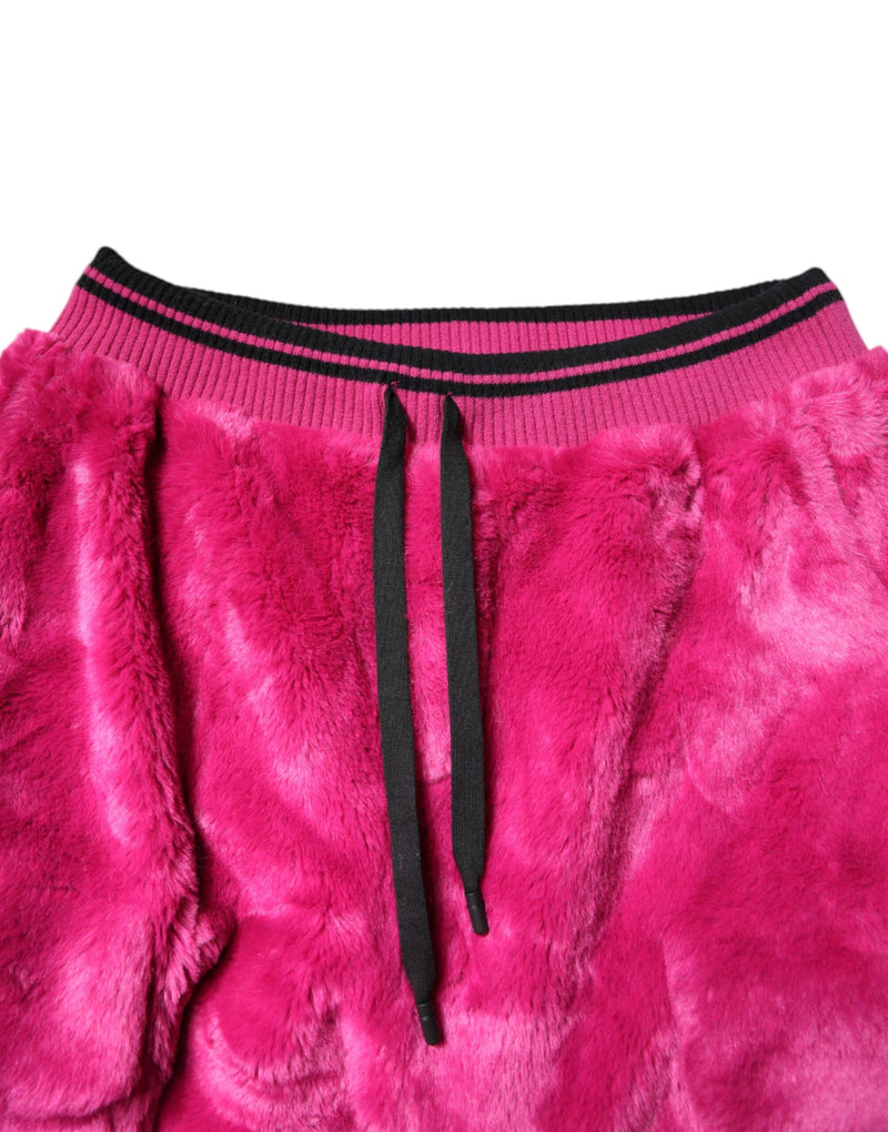 Pantalon jogging cargo en acrylique rose de Dolce &amp; Gabbana