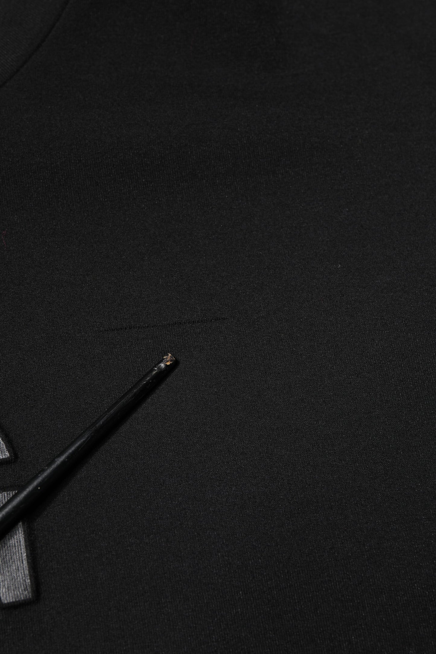 Dolce & Gabbana Black Cotton DG Crew Neck Pullover Sweater