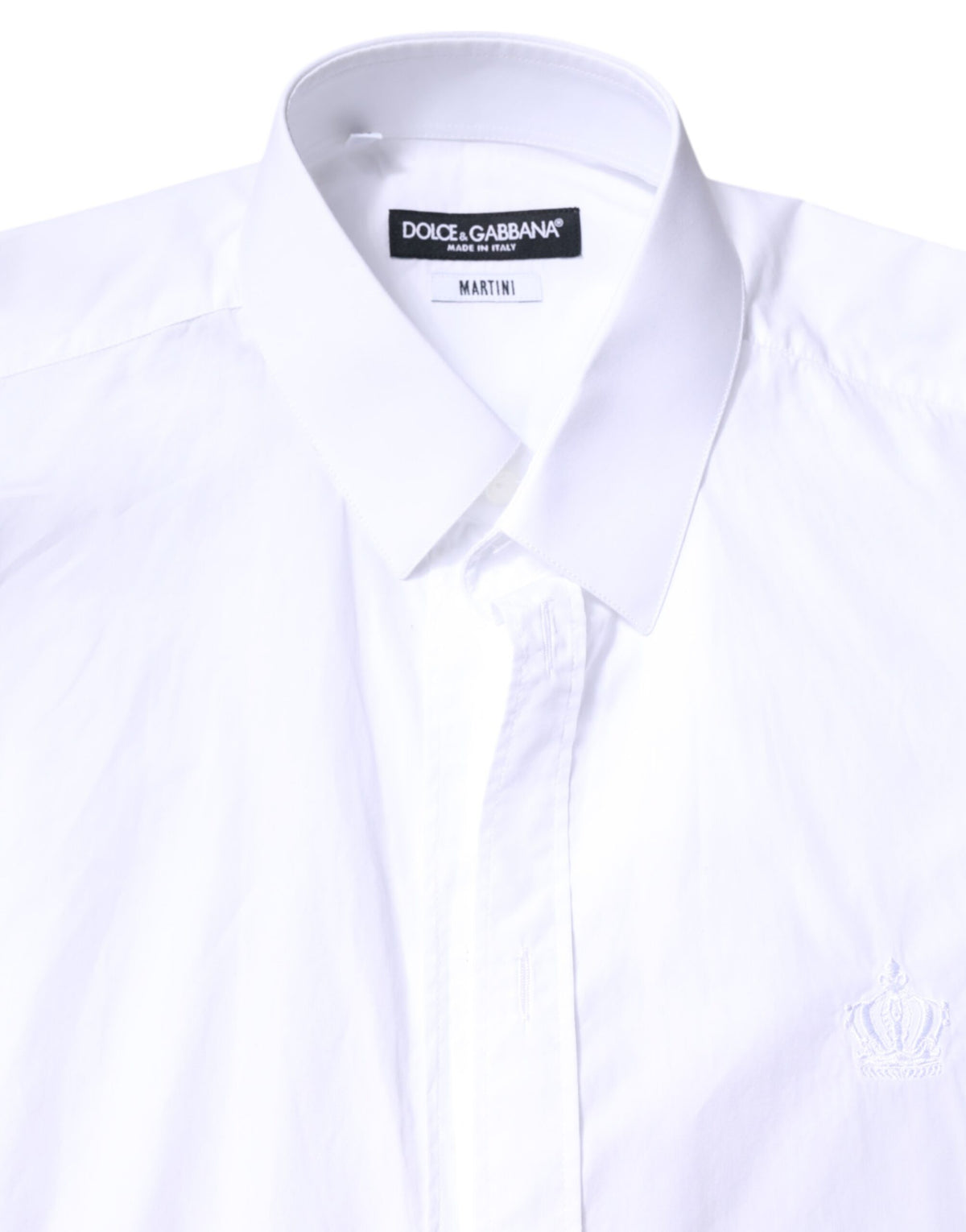 Chemise de cérémonie pour homme en coton blanc MARTINI de Dolce &amp; Gabbana