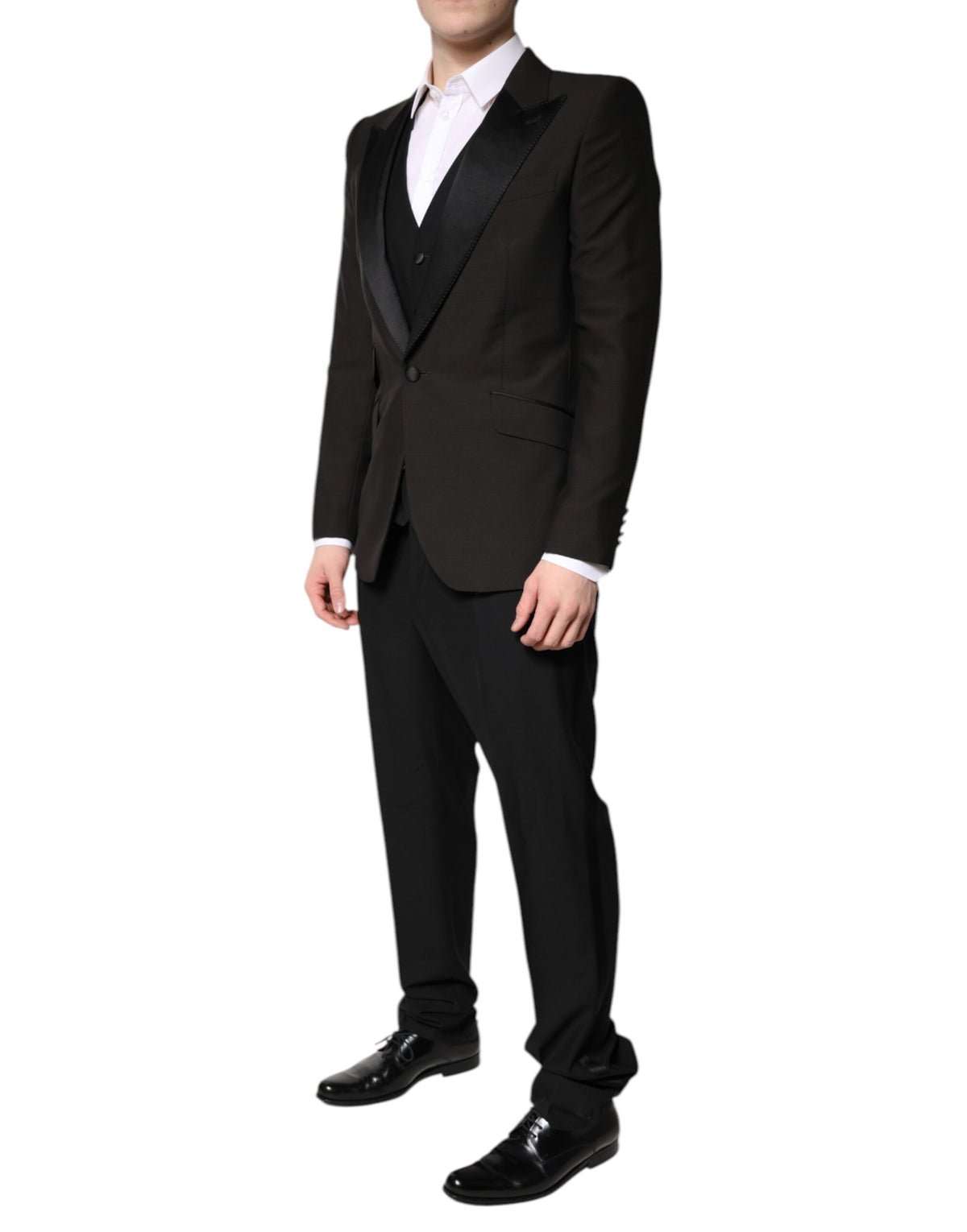Dolce & Gabbana Costume 3 Pièces Noir à Boutonnage Simple