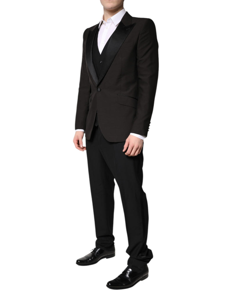 Dolce & Gabbana Costume 3 Pièces Noir à Boutonnage Simple