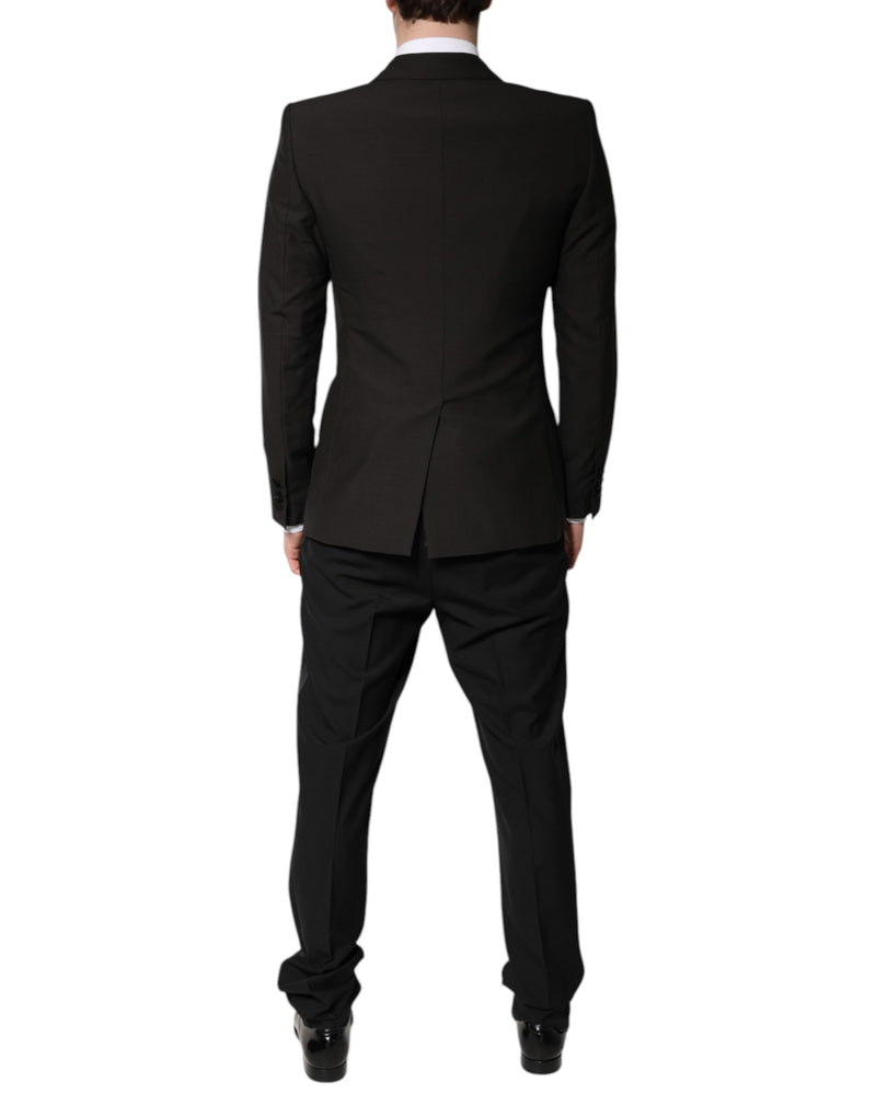 Dolce & Gabbana Costume 3 Pièces Noir à Boutonnage Simple