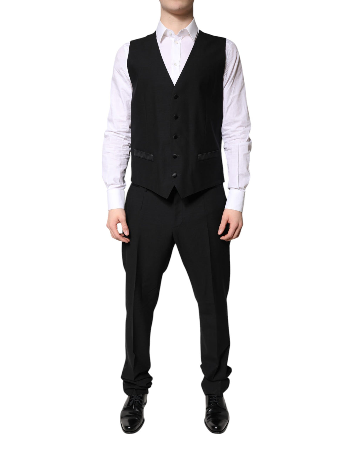 Dolce & Gabbana Costume 3 Pièces Noir à Boutonnage Simple