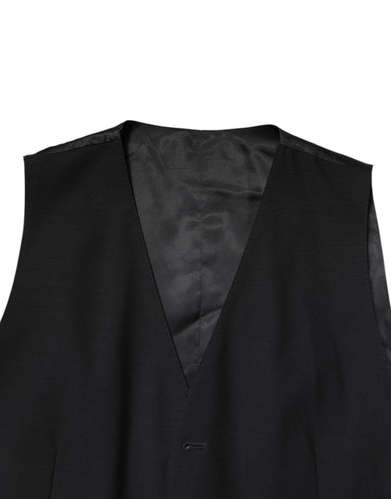 Dolce & Gabbana Costume 3 Pièces Noir à Boutonnage Simple
