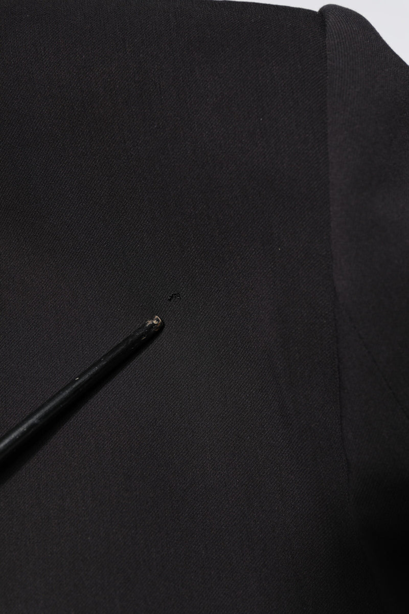 Dolce & Gabbana Black Cotton Single Breasted 2 Piece Suit