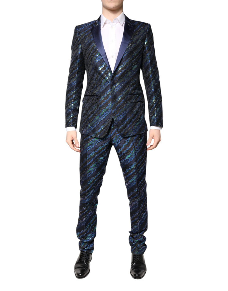 Dolce & Gabbana Costume 2 Pièces Multicolore en Jacquard Polyester