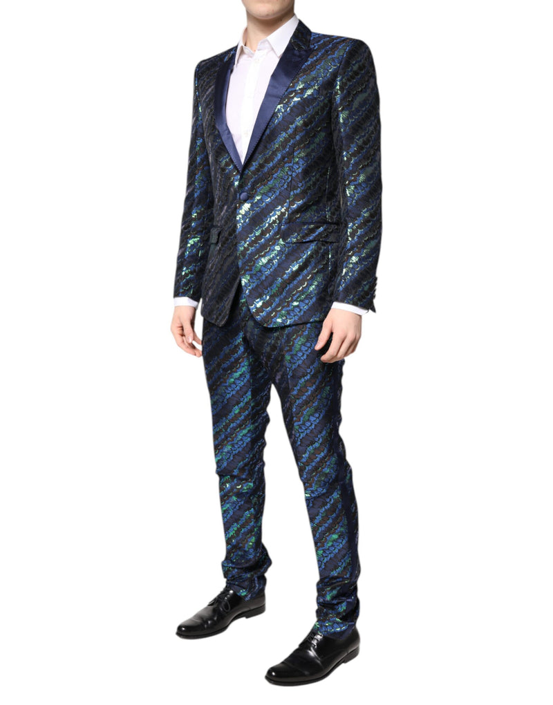 Dolce & Gabbana Costume 2 Pièces Multicolore en Jacquard Polyester