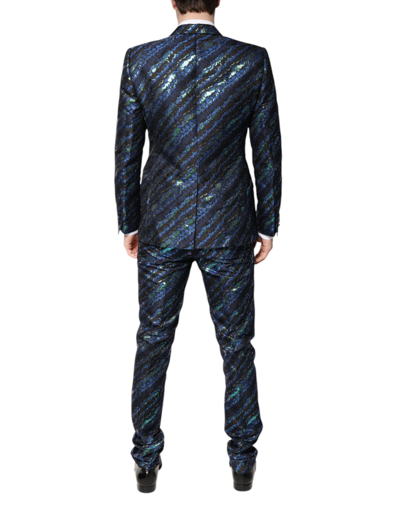 Dolce & Gabbana Costume 2 Pièces Multicolore en Jacquard Polyester