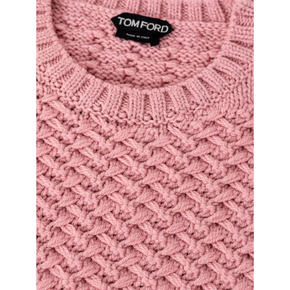 Tom Ford Pink Wool Sweater - Luxurious Virgin Wool Pullover
