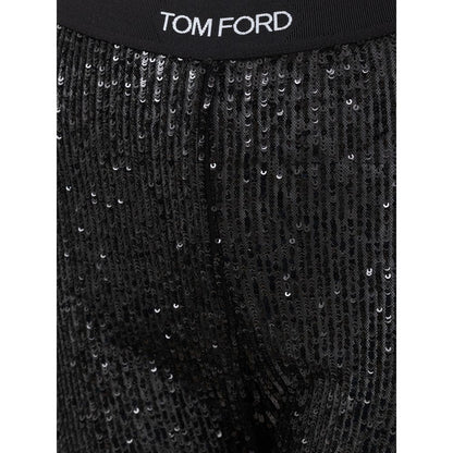 Tom Ford Black Polyester Joggers Workout Pant