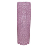 Tom Ford Long Sequin Skirt in Pink - Glamorous Elegance