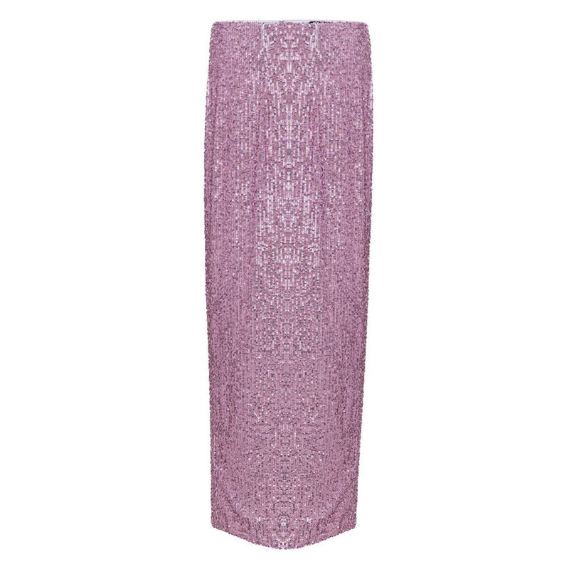 Tom Ford Long Sequin Skirt in Pink - Glamorous Elegance